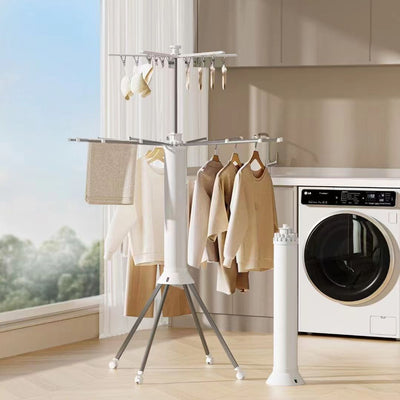 Octopus clothes drying rack, floor-standing, installation-free, foldable balcony, for home, eight-clawed clothes drying rack, indoor clothes drying artifact