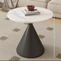 Cream style slate coffee table round living room for home small apartment b&b popular table modern normcore combination coffee table
