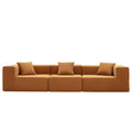 fully compressed sofa compression sofa corduroy fabric sofa for home living room straight row sofa