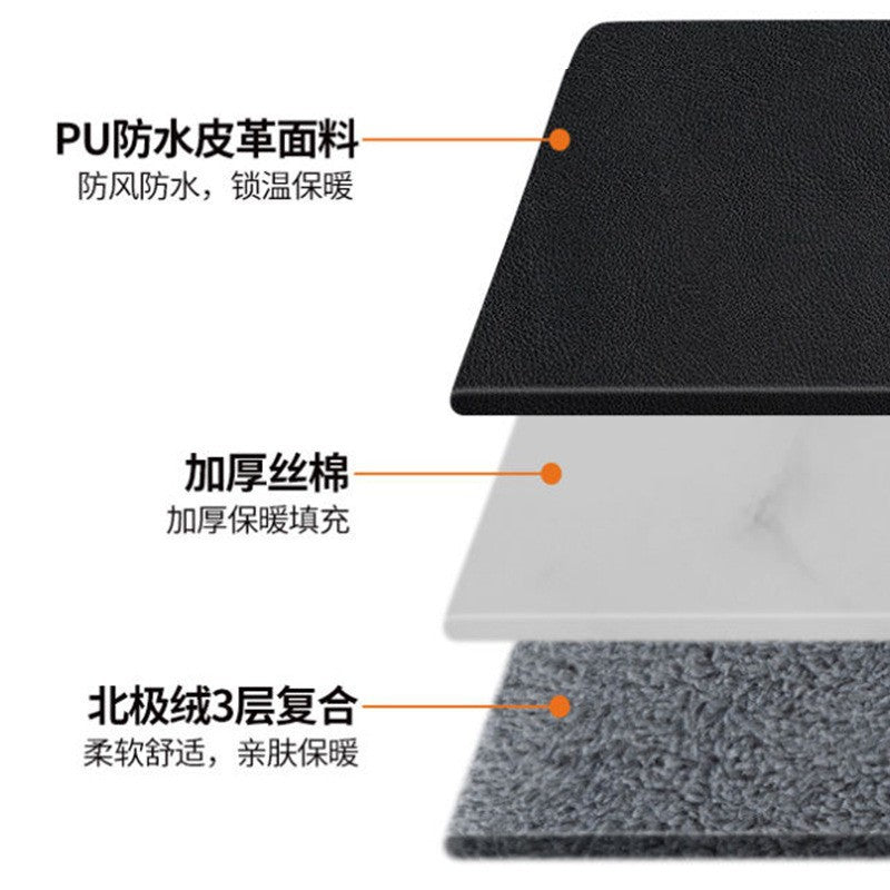 Electric vehicle winter windproof motorcycle battery car cotton handlebar covers waterproof thickened fleece windproof cold-proof warm protective gloves