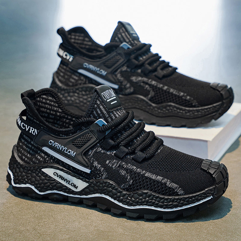 2026 summer new arrival: men's hollow-out mesh shoes - breathable, stylish, versatile dad shoes, casual athletic running sneakers, trendy footwear
