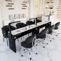Cute popular scandinavian makeup stool bedroom backrest chair light luxury ins style modern minimalist nail salon