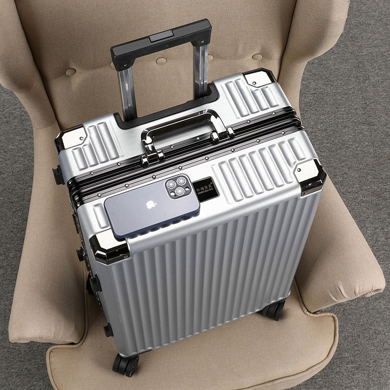 Luggage 2023 new thickened silent wheel password box can sit large capacity female strong and durable suitcase oversized