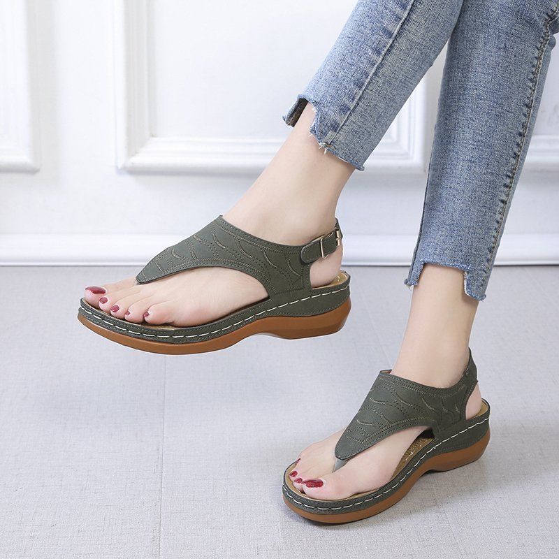 Women's plus size sandals (sizes 35-43) - new summer roman sandals, fairy style high heels, platform wedges
