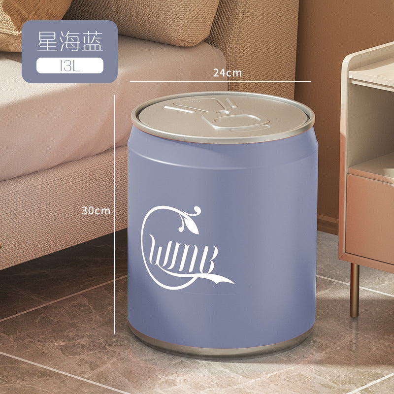 Coke trash can can press creative popularfor home with lid living room large storage bucket bathroom wastebasket