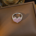 Tz-8063 silver ring