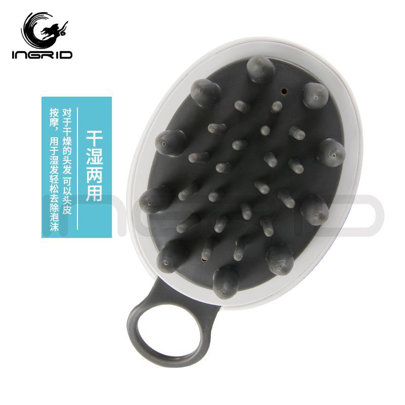 Clean Shampoo Brush Hair Salon Massage Scalp Home Bath Portable Soft Silicone Shampoo Brush