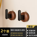 No-drill solid wood coat hook - entryway, doorway, behind-the-door hook - damage-free adhesive, heavy-duty weight capacity, coat & hat hook, key hook