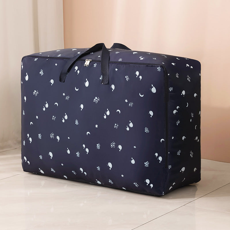 Oxford cloth quilt storage bag household large capacity thickened duffel bag clothes finishing moving bag customization