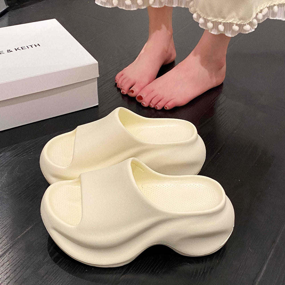 Eva thick-soled slippers for women, 2025 summer collection: stylish, versatile, and trending. popular one-strap sandals for women, anti-slip and odor-resistant