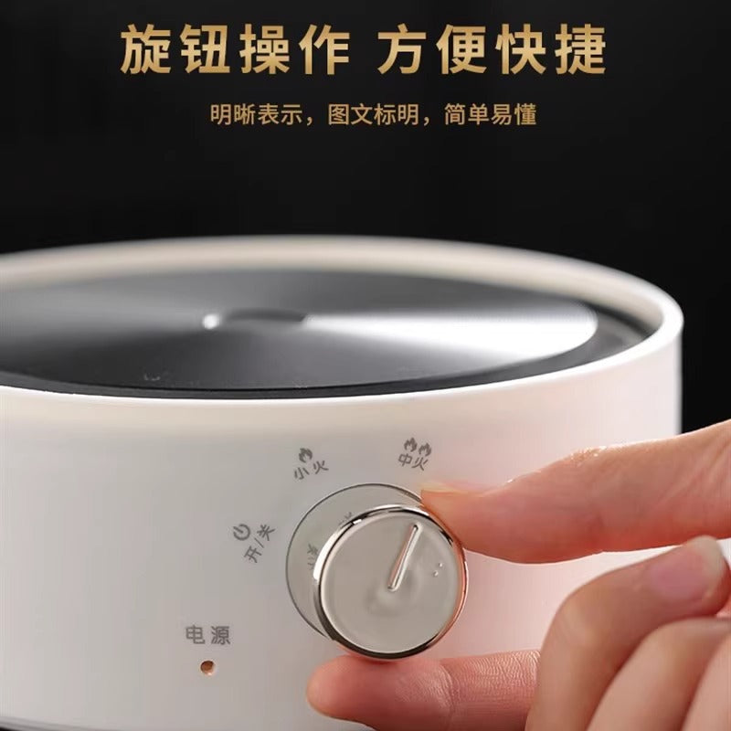 Round electric stove mini electric stove moka pot heating stove multifunctional tea maker for home tea stove electric tea stove