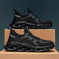 2026 new large mesh flyknit running shoes for men - summer lightweight, breathable, soft sole, comfortable, and lightweight for running and sports