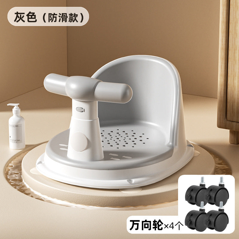Baby temperature-sensitive bath seat - newborn & infant bathing essential - anti-slip bath tub seat