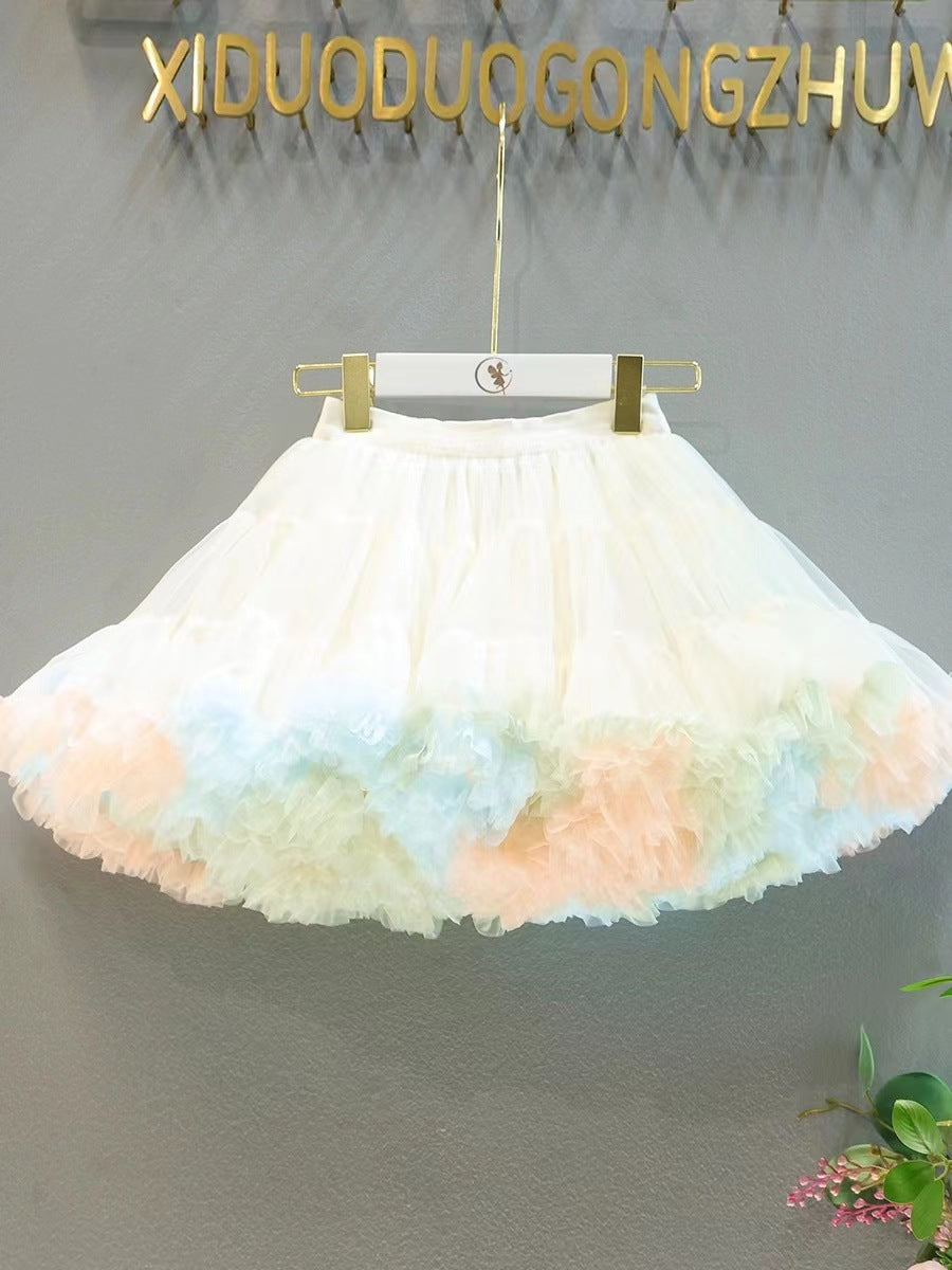 spring girls' tutu skirt - cute, fluffy, and mesh skirt