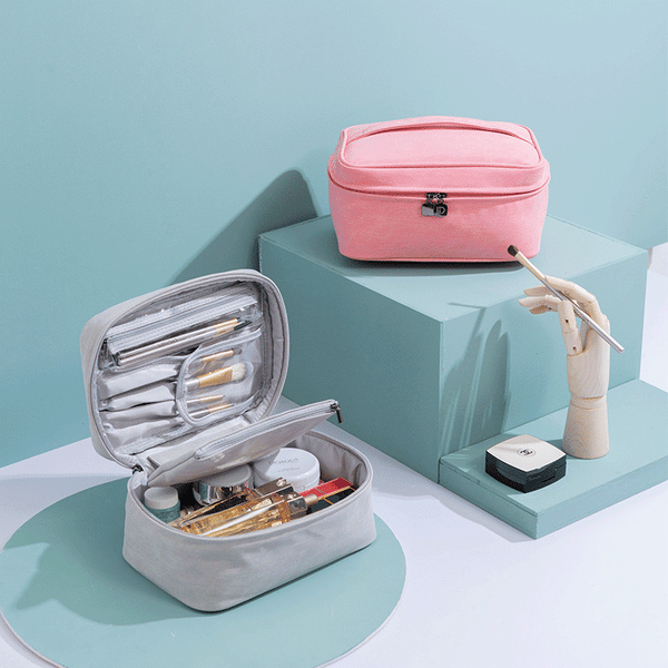 Xiaohongshu travel cosmetic bag, portable large-capacity storage bag, waterproof portable for business travel, cosmetic bag, toilet bag.