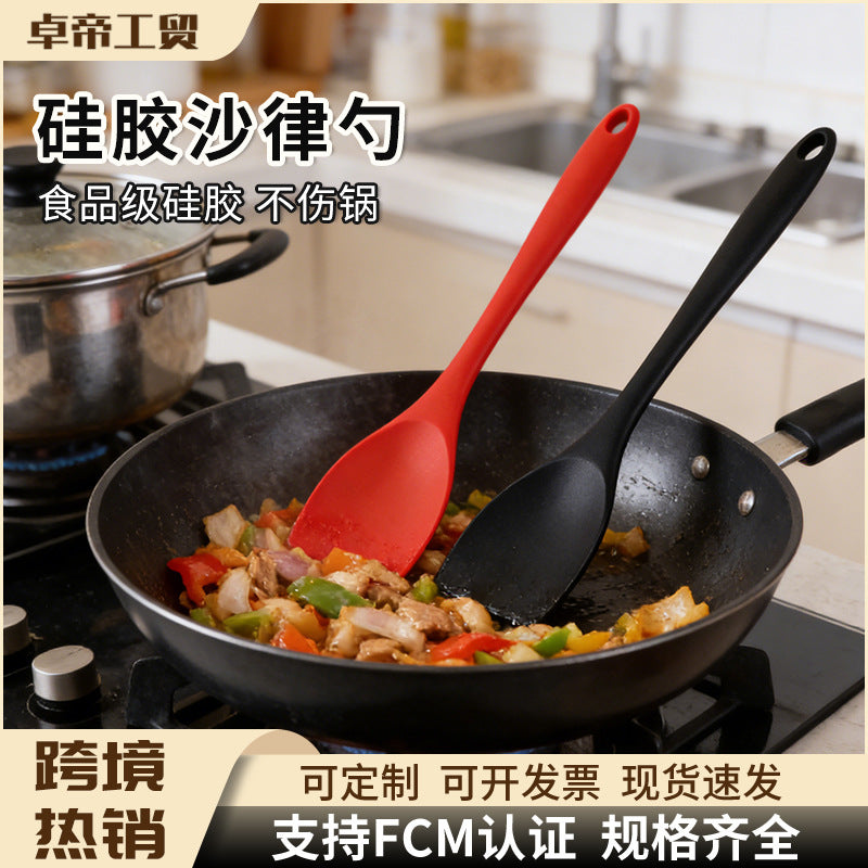 food-grade soup spoon, colander, special cooking spatula, silicone spatula, non-stick pan, special high-temperature resistant silicone kitchenware