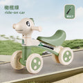 Kids' balance bike four-wheel scooter - perfect first birthday gift! balance bike for children ages 4-6, four-wheel scooter, baby scooter