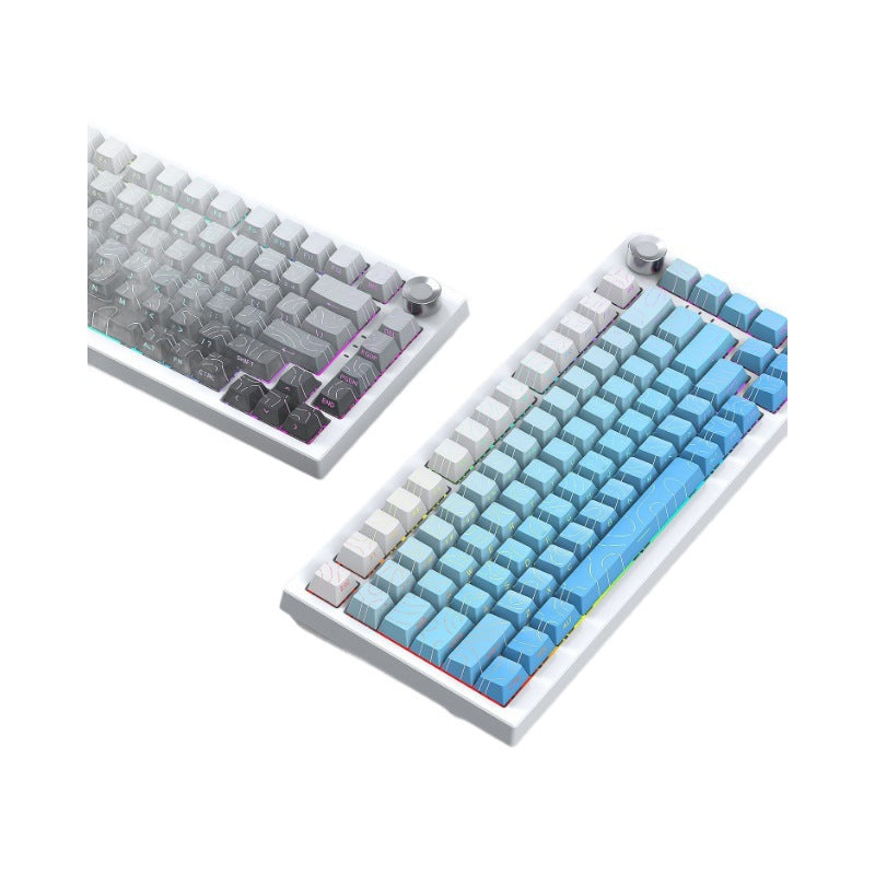 spot black powder pbt contour 4.0 side engraved keycap original height 130 two-color small complete set of cracks