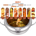 Thickened compound bottom 304 stainless steel tempura fryer with oil filter japanesefor home temperature controlled non-stick small fryer