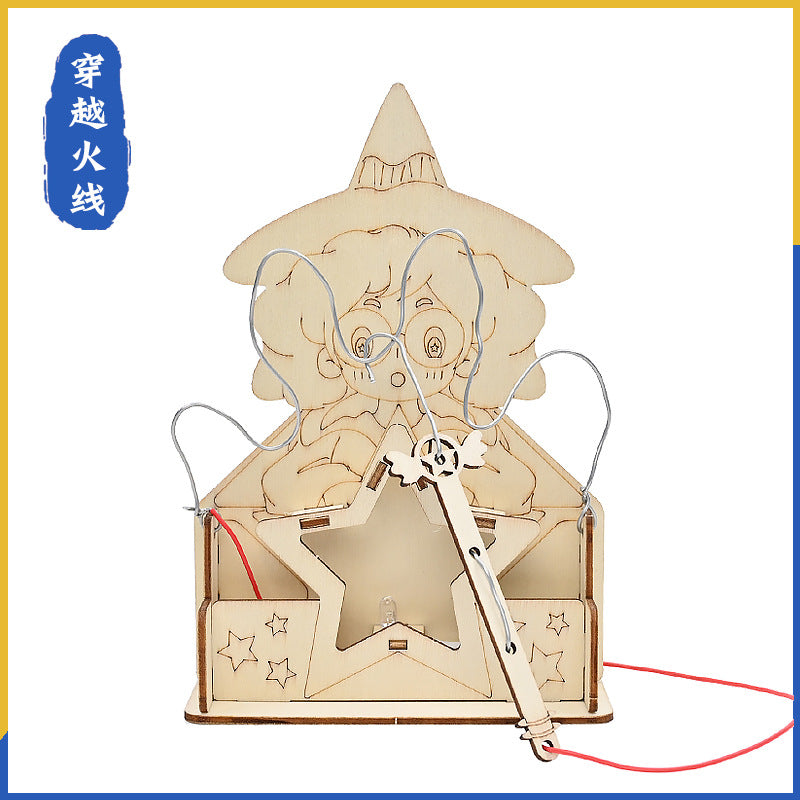 New Crossfire Primary School Students Science and Technology Small Production STEAM Physics Classroom Science Small Experiment Teaching Aids Material Package