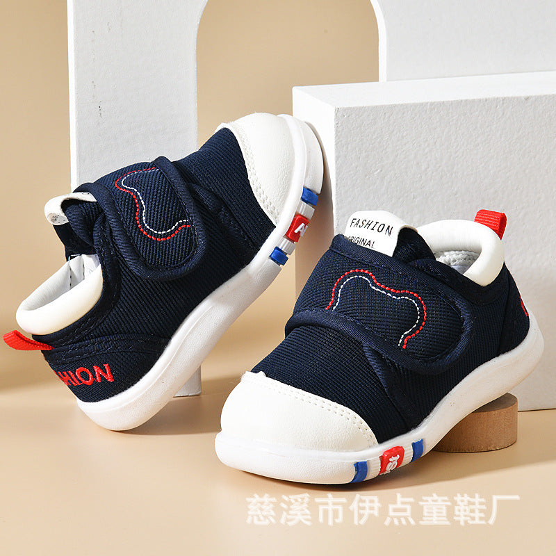 Toddler shoes for boys, spring and autumn, 0-1-2 years old, soft sole breathable infant and toddler shoes for girls