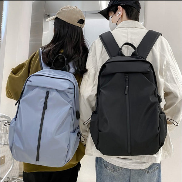 Wholesale new Chinese college student schoolbag business USB computer backpack, men's leisure travel high-texture backpack