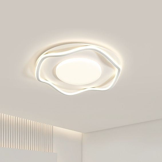 Full Spectrum Cream Wind Modern Minimalist Cloud Ceiling Light Smart Living Room Main Light Eye Protection Whole House Lighting Package