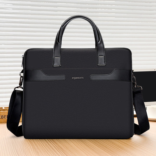 Yiyunchen business briefcase men's document bag briefcase handbag women's A4 meeting bag information package customization