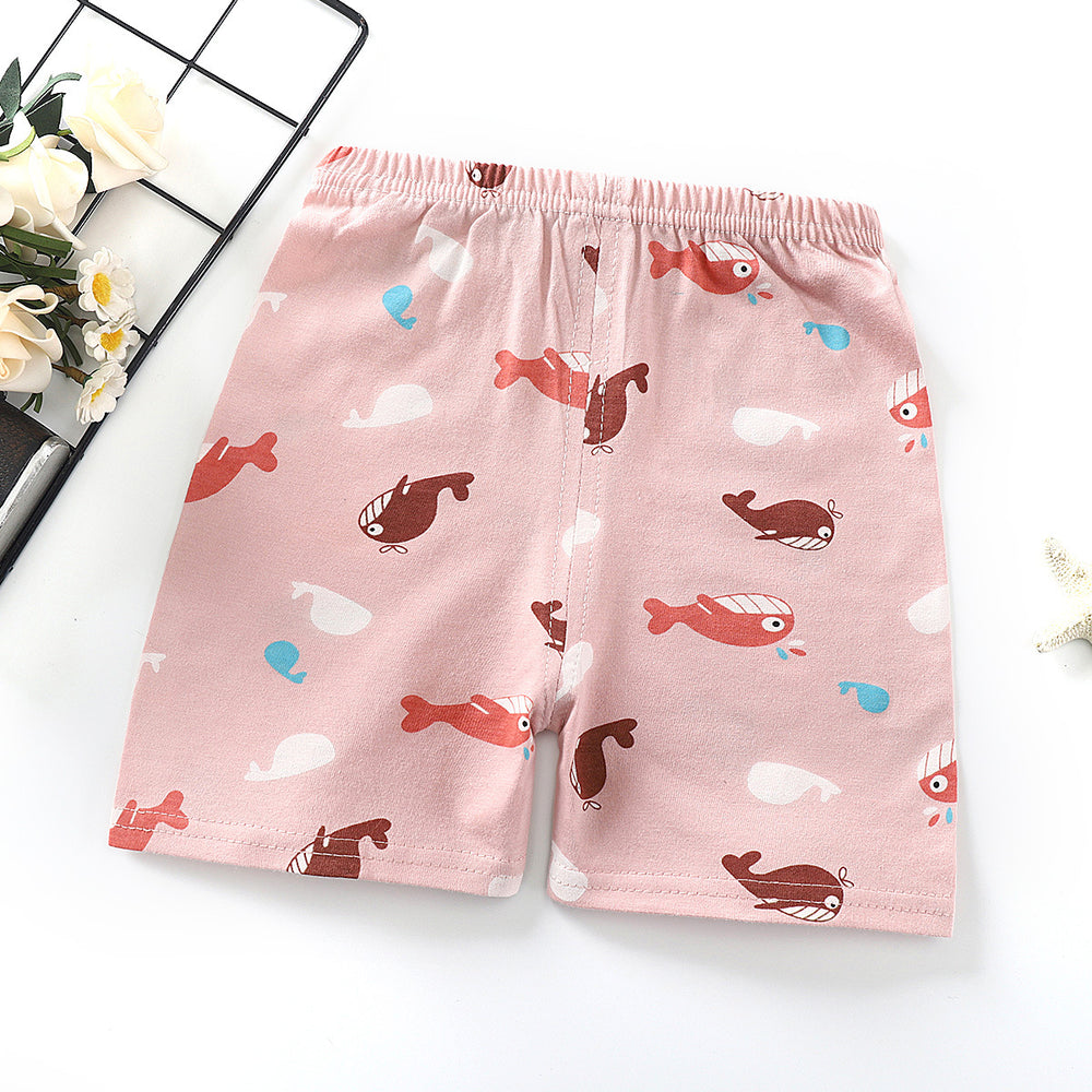 Summer kids' pure cotton shorts, baby pants, boys' and girls' all-cotton casual pants, toddler and child's undershirts - dropshipping available