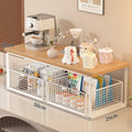 Desktop storage rack cup holder cup storage handy gadget drawer dining table side counter snack multi-layer tea bag tea cup