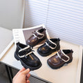 Girls' chunky sole flats -  spring/autumn new collection - little girl's bowknot fashion princess leather shoes - kids' loafers