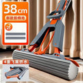 new sponge absorbent mop head - efficient one-wipe, two-clean, hands-free cleaning tool - sponge mop for home use