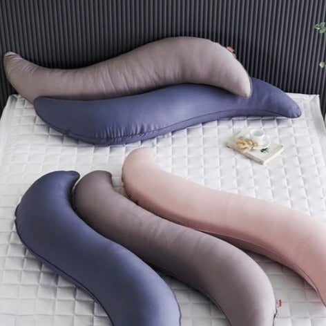 maternity pillow, waist support, side sleeping support, abdominal pillow, cervical spine protection, sleep aid, special bed long leg pillow