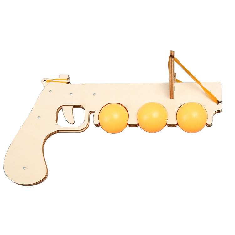 Ping Pong Elastic Model Primary School Students Science and Technology Works Physics Science Experiment Fun Assembly Teaching Competition