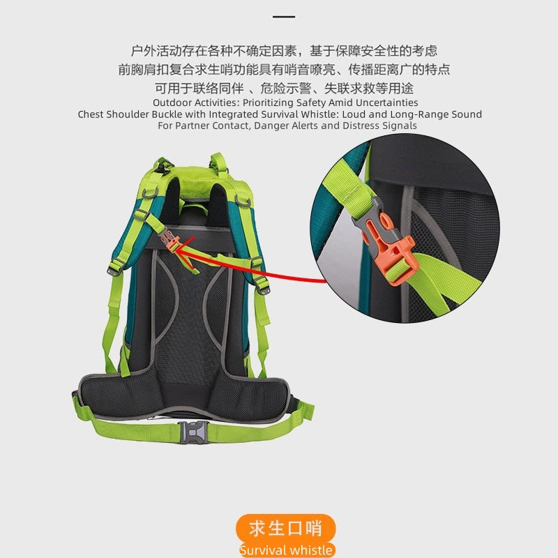 Outdoor Hiking Bag Large Capacity Travel Camping Bag Multifunctional Hiking Backpack Outdoor Sports Bag