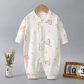 Baby romper, seamless bodysuit, long sleeve, 100% cotton, class a, crawling suit, spring/autumn/all seasons, newborn clothes
