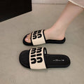 Xiaoxiangfeng flats sandals women's summer outwear 2025new arrivalfashioneasiest for match bath beach one-line shoes deodorizing filter