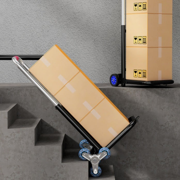 Stair climbing handy gadget mover up and down stairs hand trolley foldable portable cart pulling goods for home non-electric stair climbing machine