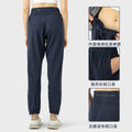Loose jogging pants women's easiest for matchcasual pants high waistslimming look zipper fitness jogging pants dss092