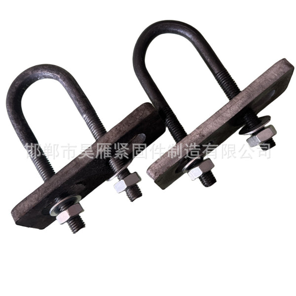 U-shaped bolt customization, photovoltaic U-shaped bolt, industrial place card, cantilever beam U-shaped embedded parts, hot-dip galvanized U-shaped pipe card