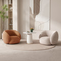 Beauty salon rest area sales department negotiation single sofa round table combination b&b balcony sofa chair living room