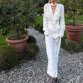 summer new women's clothing: cross-border export fashionable european and american style dress - elegant v-neck printed maxi dress