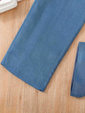 new arrivalsummer children's clothing fashionfashiongirl tops + loose pants two-piece suit youth