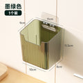 Wall-mounted, dark green