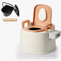Household adult portable toilet for seniors, pregnant women, and the disabled - indoor commode chair/toilet stool