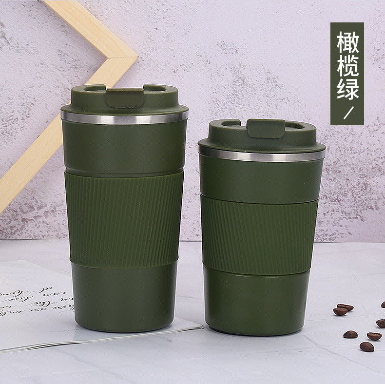 New 304 stainless steel coffee mug - portable, office desk thermos, outdoor travel tumbler, car cup - wholesale