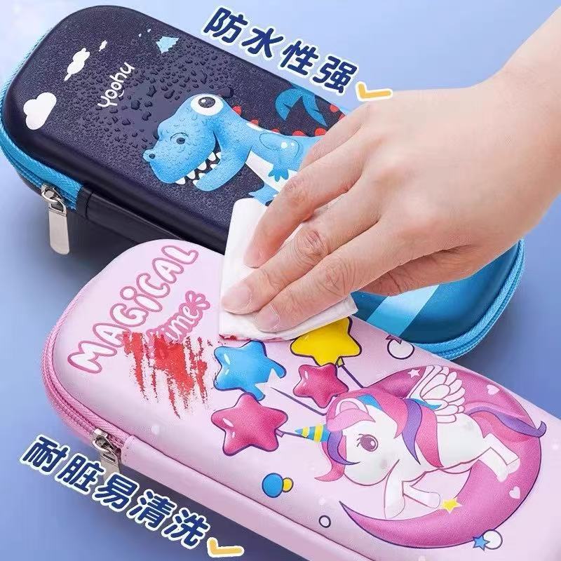 Elementary school first grade girl high value kindergarten cartoon cute girl 3D stationery box girl pencil case pencil case
