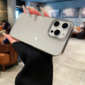 Suitable for iphone17 transparent pc mobile phone hard case apple 16 non-yellowing anti-fall pc mobile phone case material customization