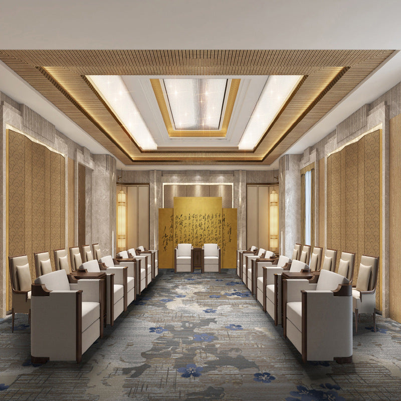 Acmest carpet: custom-made, full-coverage, wool and nylon, flame-retardant, and stain-resistant carpets for star-rated hotel guest rooms and banquet halls