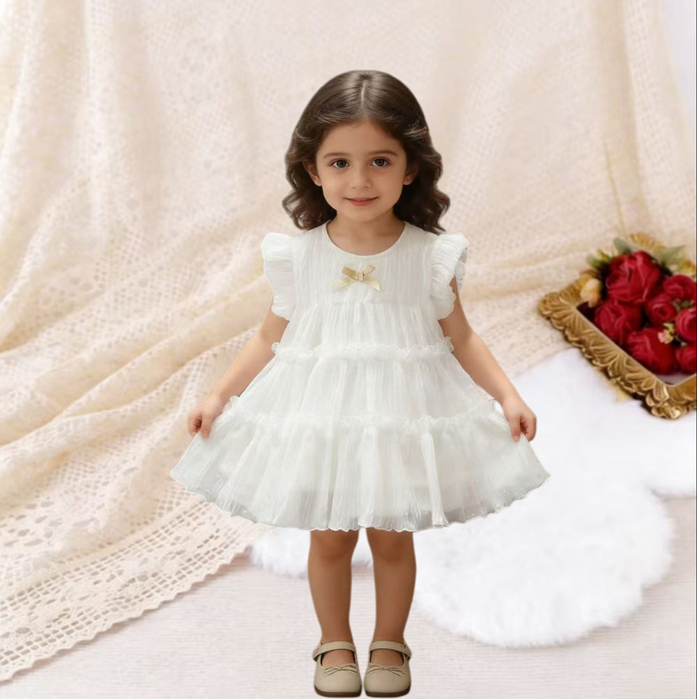Girls'  new summer collection: stylish princess dress for baby girls, fluffy tutu skirt, toddler and little girl dress, lightweight infant dress